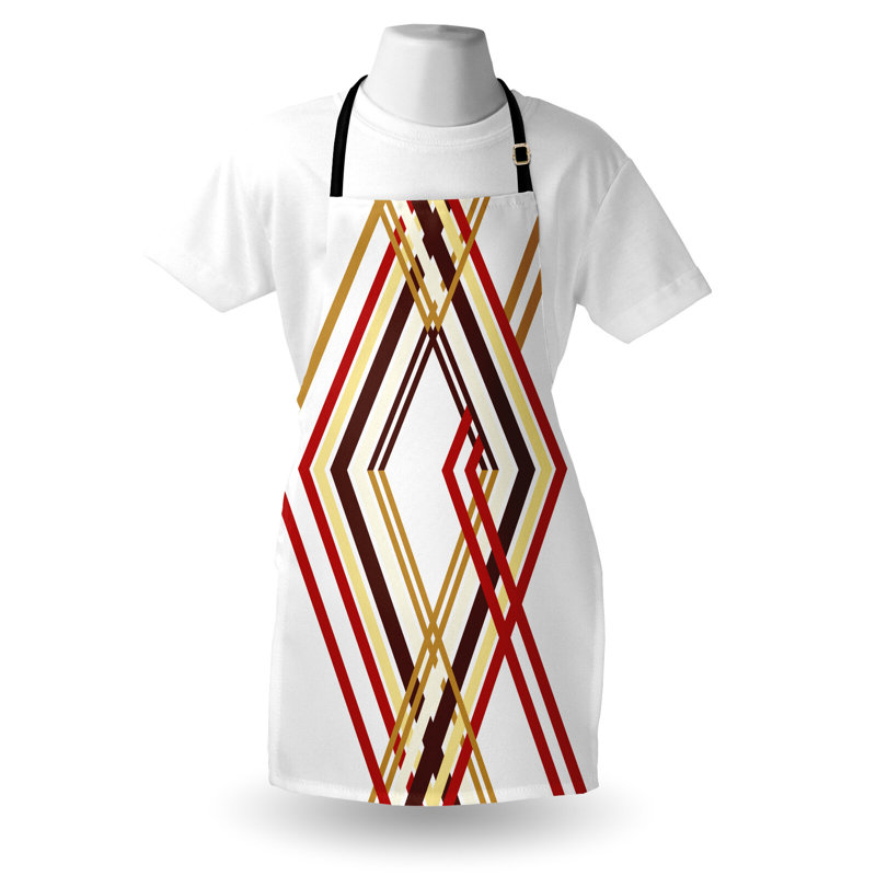 Geometric Bib Apron