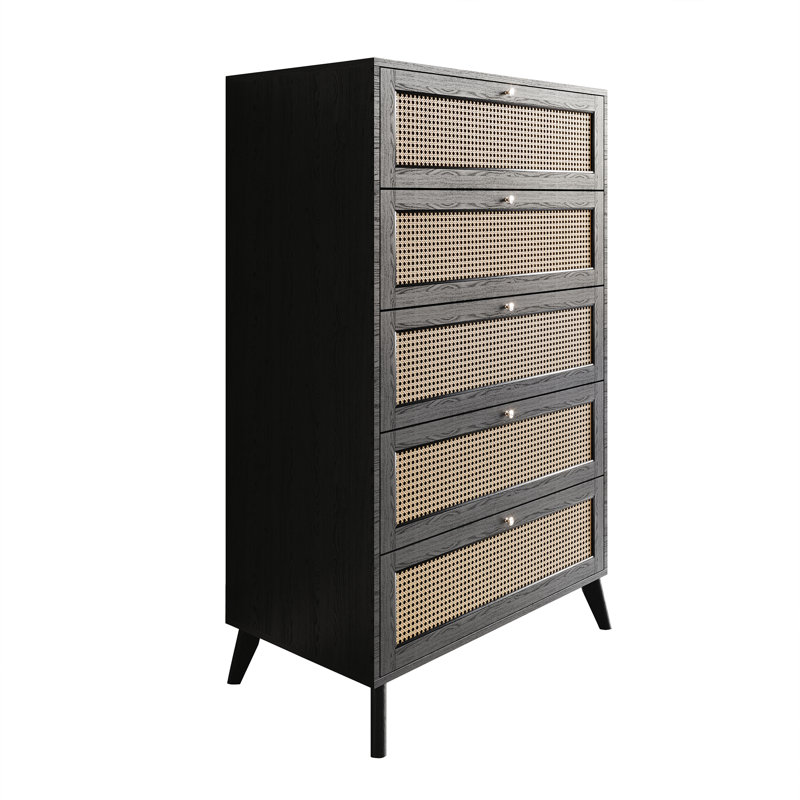 Commode Porston, Noir