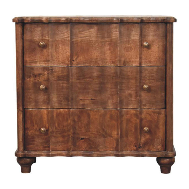 Napeague Solid Wood 3 - Drawer Standard Accent Chest