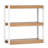 3 Tier Bookshelf Wooden Bookcase w/ Dual Anti-Tipping Kits Open Shelving Unit-481235791