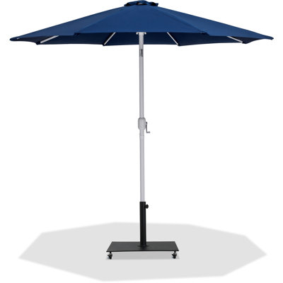 Chavelle Fabric / Aluminum Patio Umbrella With Base Sets