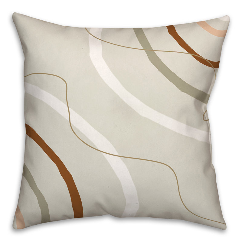  Housse et insert de coussin carré Moodus Funky Lines