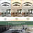 19.7 inch Low Profile Matte Black Dimmable LED Ceiling Fan Light with Remote Control for Dinning Room and Bedroom 48w-1531064298