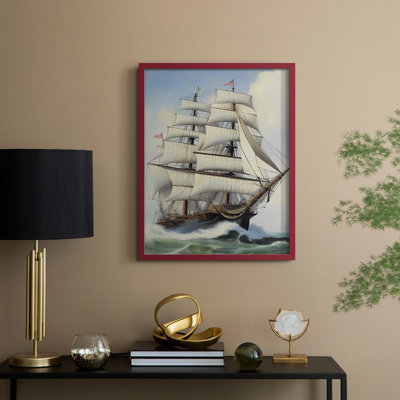 NAUTICAL Series LXXI Framed Print - Solid Wood