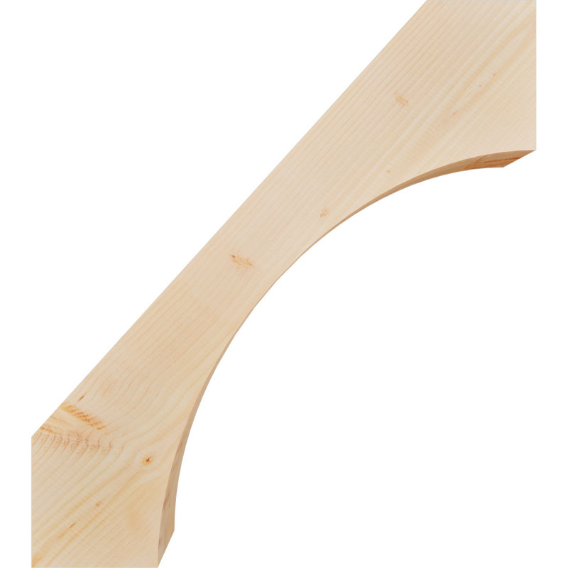 Attelle de genou Westlake, Sapin de Douglas, Lisse, H 36 po x l 5,5 po x P 32 po