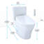 Aquia® IV Dual-Flush Elongated Two-Piece Toilet (Seat Included)