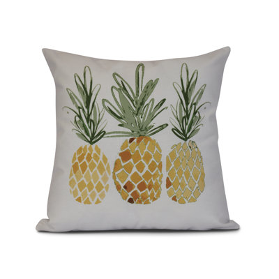 Housse et insert de coussin carré d'extérieur Tropical Resort