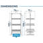 Aluminium Foldable Freestanding Heated Drying Rack