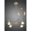 4 - Light Polished Brass Cluster Pendant
