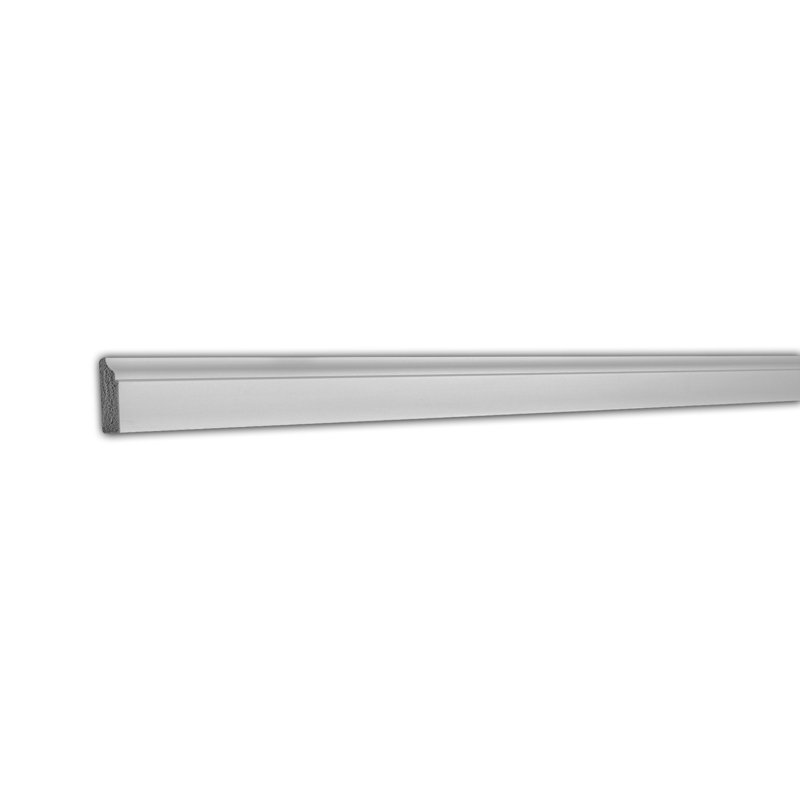 White Recycled Polystyrene Door Stop Moulding 9-Pack 70 Feet