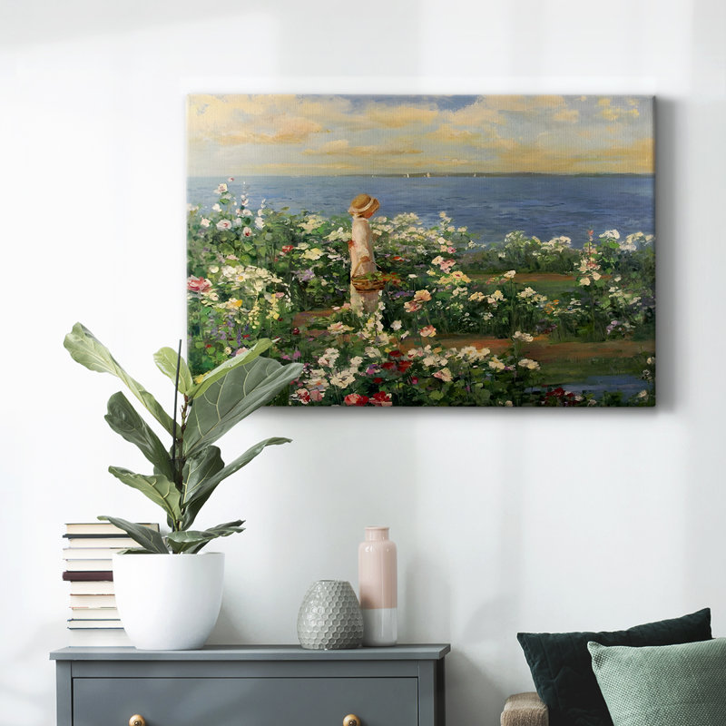 Paysage rétro - DLxxx, H 41 po x l 61 po x P 1,5 po, Toile tendue
