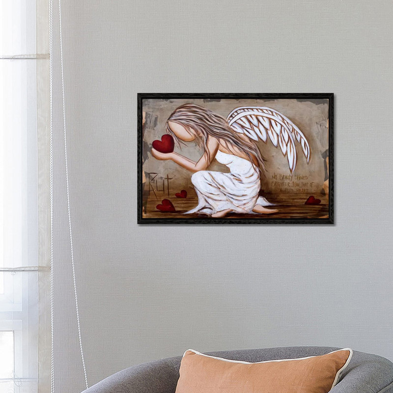 Beauty Shines Brighter - Painting Print on Canvas, Black Framed, 66.04 cm H x 45.72 cm W