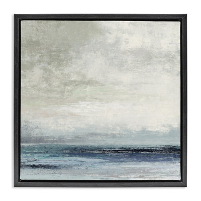 Abstrait du rivage de la mer pluvieuse