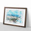 Skyline of Nerja in Spain - Picture Frame Painting Print-56854098-56854094