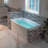 60" x 30" Whirlpool Heated Rectangular Alcove Acrylic Bathtub with Chrome/Matte Black Drain and Overflow-102424154-90238112