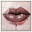 Lux Kiss Mauve Canvas Fashion Print by Oliver Gal-370247790-370774020