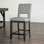 Transitional Style 2Pc Counter Height Chair Padded Seat And Back Dining Room