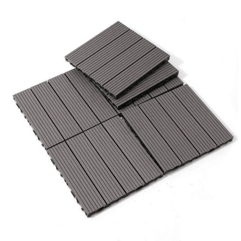 Carreaux de terrasse pour la véranda du balcon, Gris clair