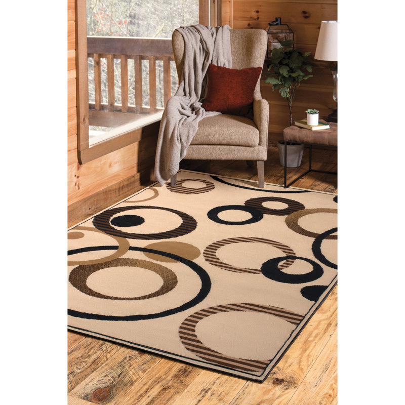 Gober Geometric Indoor Rug, Runner 1'11" x 3'3"