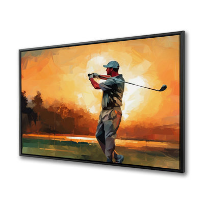 Close Shot - Black Illustrative Framed Canvas for Home Decor