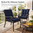 1 Piece Outdoor/Indoor High Back Chair Cushions, Available in 2 sizes-433307452-433307441