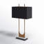 Lampe de table 33 po bronze / noir / blanc Culbert