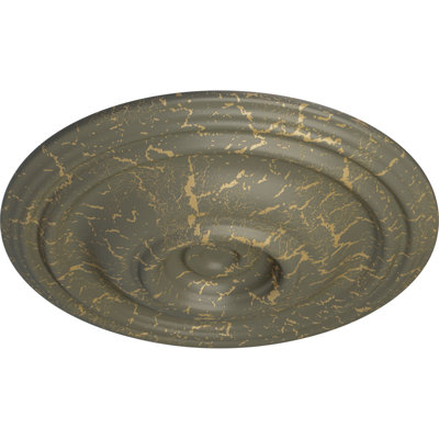 Médaillon de plafond traditionnel Endurathane, 14 3/4 po de diamètre x 1 3/4 po (convient aux auvents jusqu'à 4 po)