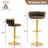 Christal Swivel Upholstered Adjustable Height Counter Stool-93480938-90489186