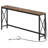 Console Table with Power Outlet, Narrow Sofa Table, Farmhouse Table Behind Sofa Couch-1128211182-1128211178