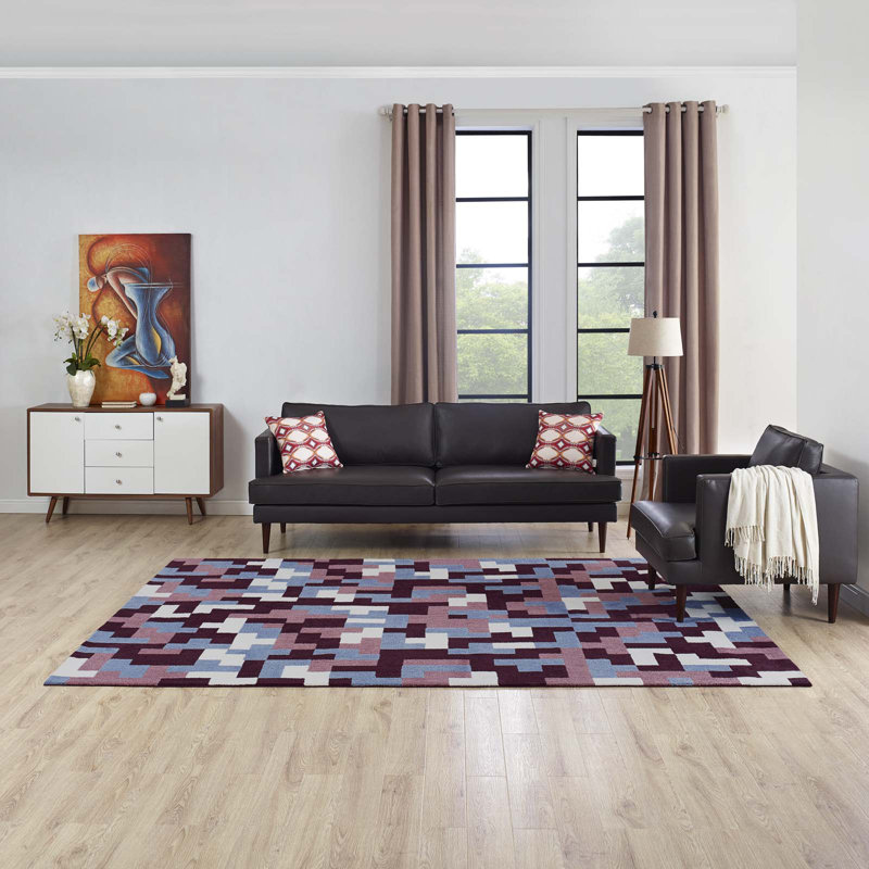 Tapis mosaïque Andela, Rectangle 8 pi x 10 pi