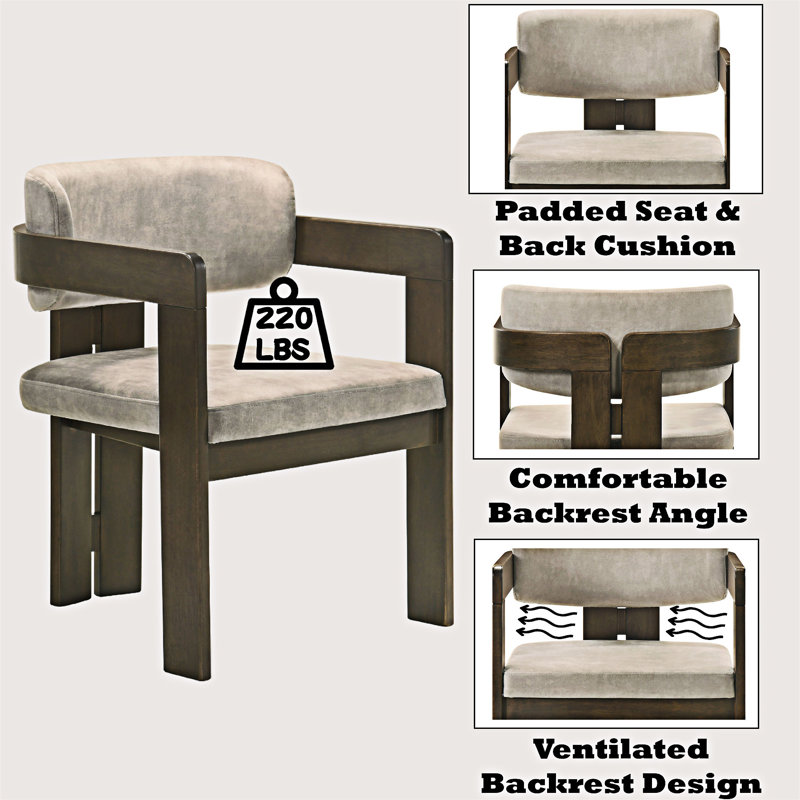 Chaise d'appoint rembourrée