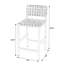 Bromley Iron and Leather 24.5" Counter Stool-1824475959