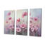 Ensemble de salon art floral géraniums roses-107737060-107737058