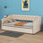 Twin Size Upholstered Daybed With Pop Up Trundle-99051674