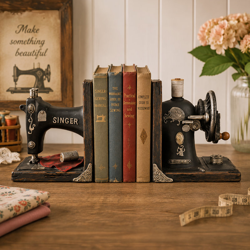 Traditional Resin Non-Skid Bookends