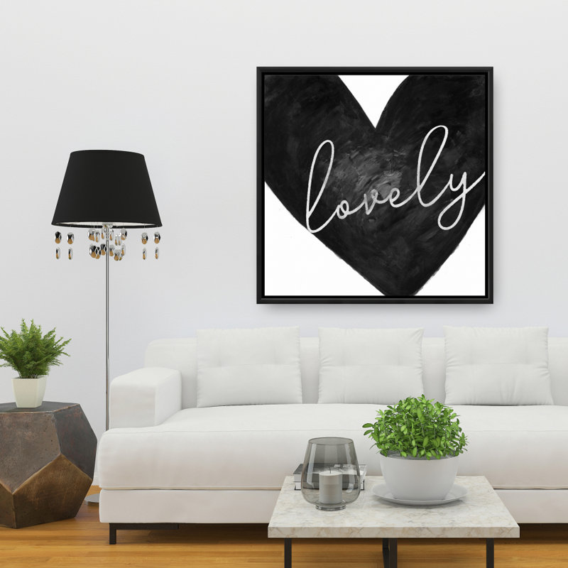 «Lovely» sur toile