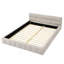 Structure de lit tapissier avec tissu épais, lit plateforme en chenille avec tête de lit et structure solide. Aucun sommier tapissier requis-901538503