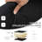 Swivel Upholstered Adjustable Height Counter & Bar Stool With Footrest-290153977-289953235