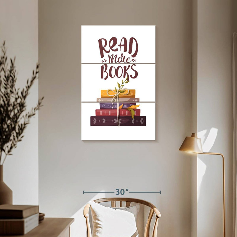 Senne Read More Books, 57" H x 36" W