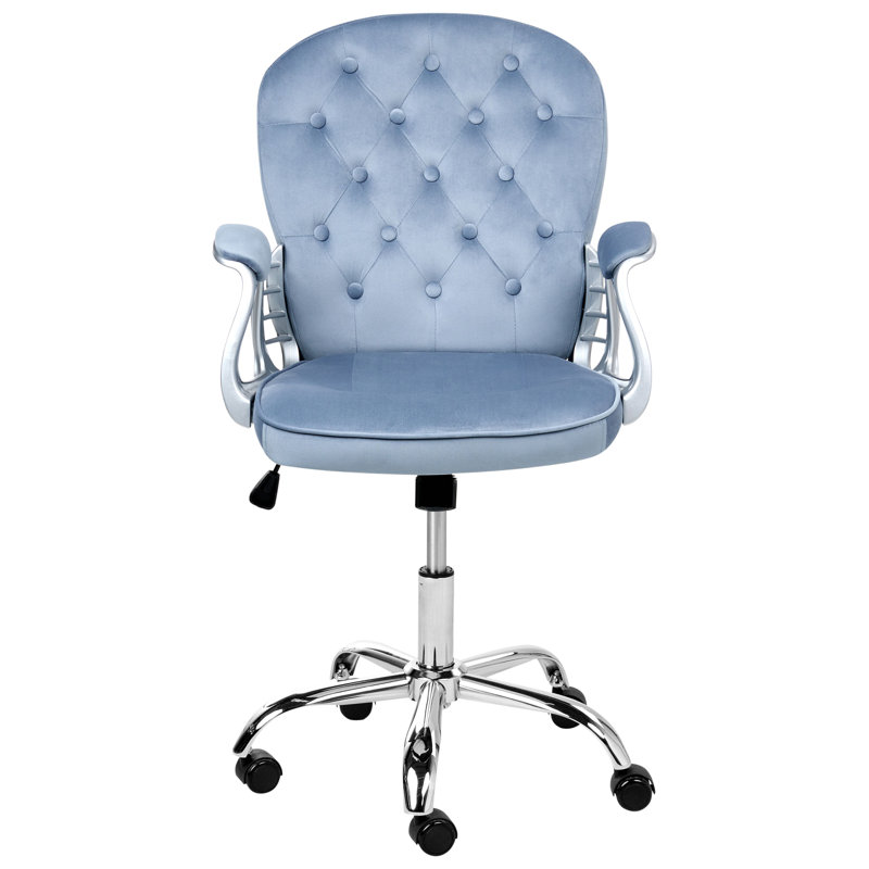 PRINCESS Velvet Office Chair, Blue