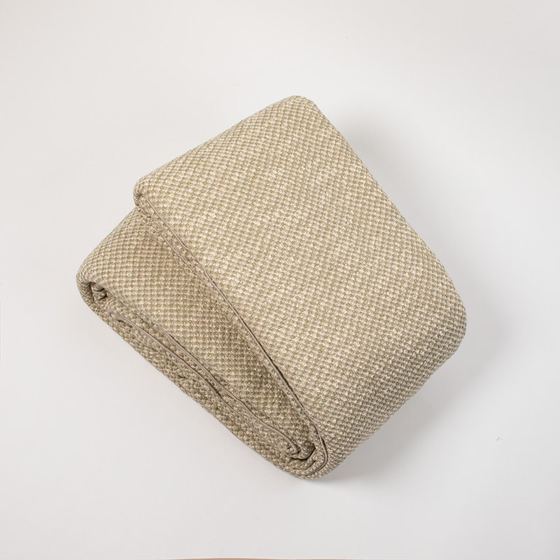 Zenro Hand Woven Throw Blanket, Fatigue