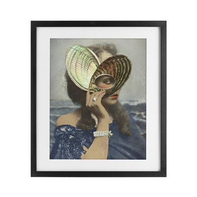 Portrait of Naturalist, reproduction encadrée sous verre, design par Victoria Barnes