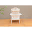 Chaise de piscine en blanc avec porte-gobelet solide et pliable
