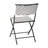 Three Piece Folding Set in PE Rattan with Metal Frames for Indoor and Outdoor Use-87817237