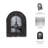 Picture Frame Metal Wood Glass Steel Contemporary Modern Arched Design Durable Stylish Versatile Freestanding Display-104623339