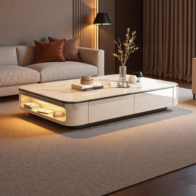 Modern minimalist luxury coffee table