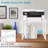 Desktop Printer Stand With Storage, Printer Stand Shelf Desk Organzier For Home/Office, Modern Wood Printer Riser Under Desk Small Table