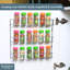 Buckingham Chrome Spice and Herb Rack Heavy-Duty Wall-Mounted Kitchen Storage Organiser-133135667-133135693