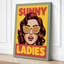Sunny Ladies Retro - Wrapped Canvas-962056770-962056777