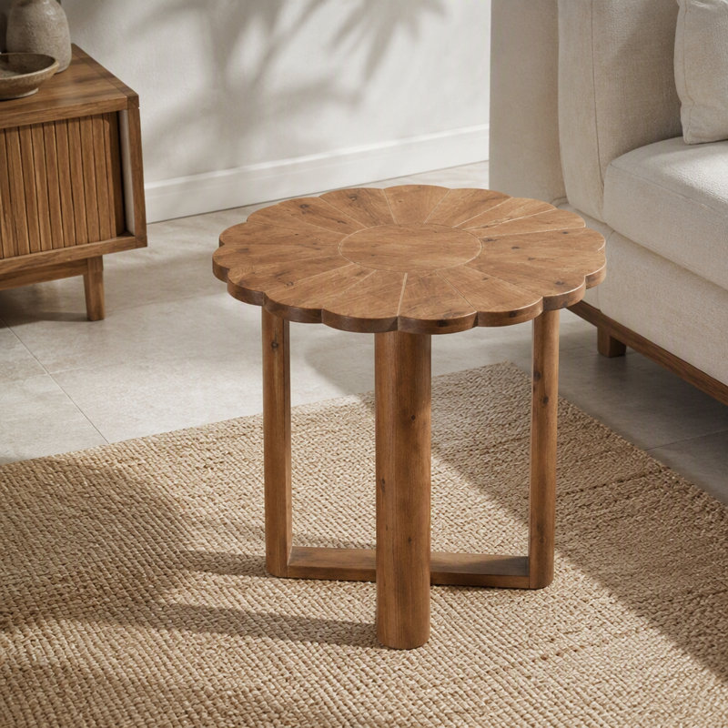 with Solid Wood Base Dining Table